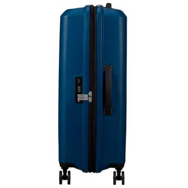 Чемодан American Tourister Aerostep Spinner Expandable Тёмно-синий Черный 101л   photo 3