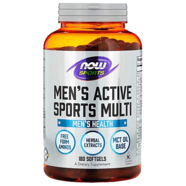 Vitamine și minerale Now Foods MEN'S ACTIVE SPORTS MULTI 180 SGELS 733739038913  180 capsule photo 1