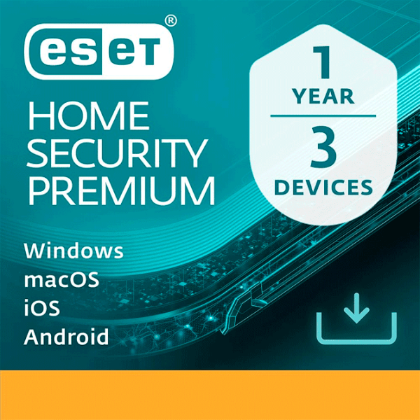 Антивирус ESET Home Security Premium For 1 year for 3 dev X86/X64 Карточка 3, Карточка, 12 photo 1