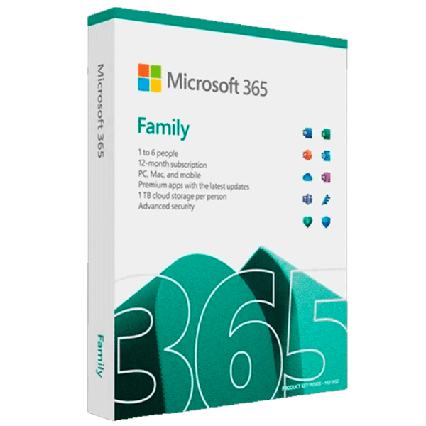 Microsoft Office Microsoft Family English Sub1YR Central X86/X64 Карточка 5, Карточка, 12 photo 1