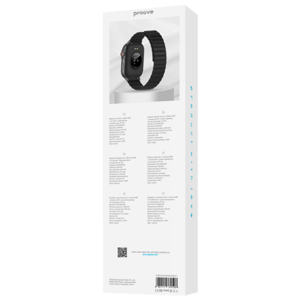 Ceas inteligent Proove Humble Black 2.04" | | Zinc/ Silicon
| SWHB00000001 photo 5