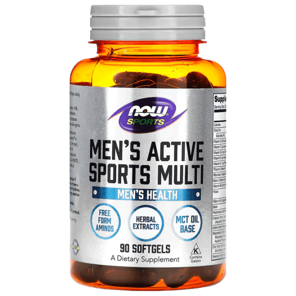 Vitamine și minerale Now Foods MEN'S ACTIVE SPORTS MULTI 90 SGELS 733739038906  90 capsule photo 1
