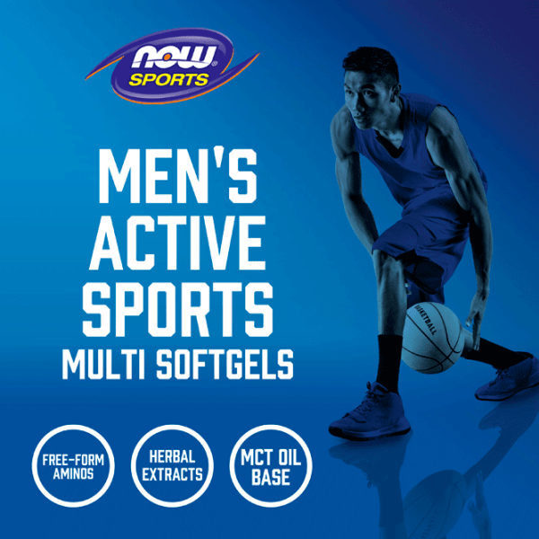 Vitamine și minerale Now Foods MEN'S ACTIVE SPORTS MULTI 90 SGELS 733739038906  90 capsule photo 4