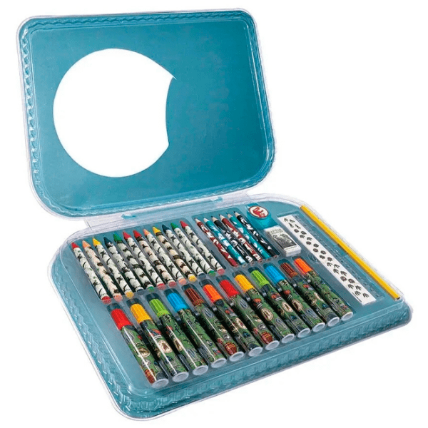 Set de creație As Kids Jurassic World Art Case 1023-66229 Green Pentru copii, 3+ photo 2