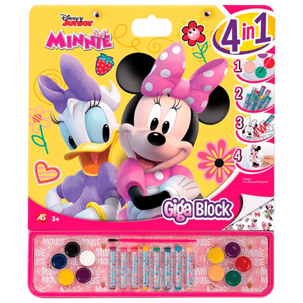 Set de creație As Kids Giga Block Minnie 1023-62733 Pink Pentru fetițe, 3+ photo 1