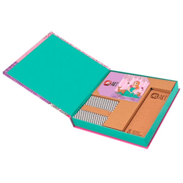 Set de creație As Kids Art Princesses 1038-21054 Pink Pentru fetițe, 4+ photo 2