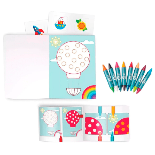 Set de creație As Kids Art My First Crayons 1038-21061 Pink Pentru copii, 2+ photo 2