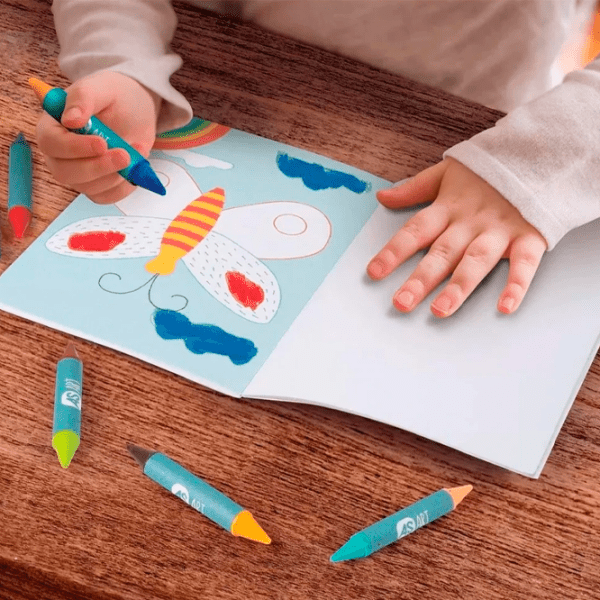 Set de creație As Kids Art My First Crayons 1038-21061 Pink Pentru copii, 2+ photo 5
