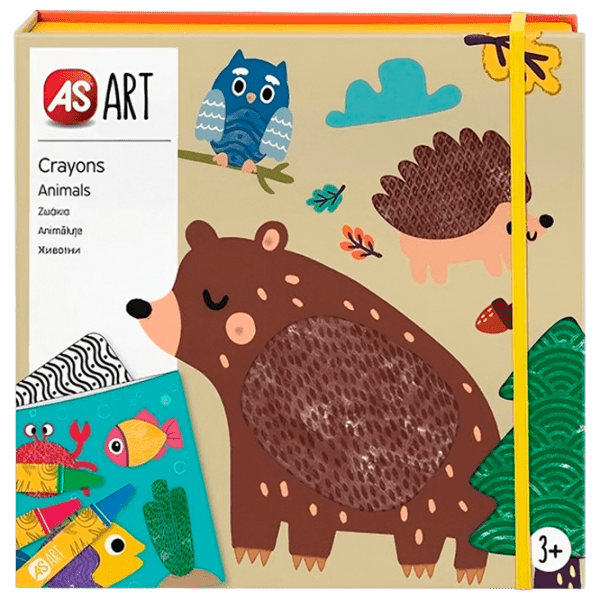 Set de creație As Kids Art Animals 1038-21051 Pink Pentru copii, 3+ photo 1