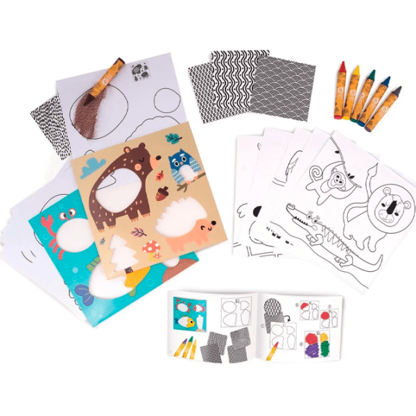 Set de creație As Kids Art Animals 1038-21051 Pink Pentru copii, 3+ photo 3
