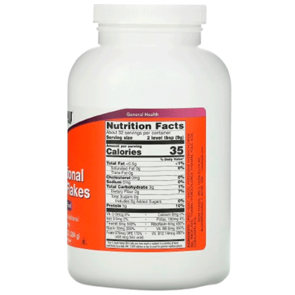 Витамины и минералы Now Foods NUTRITIONAL YEAST FLAKES 733739024558   photo 2