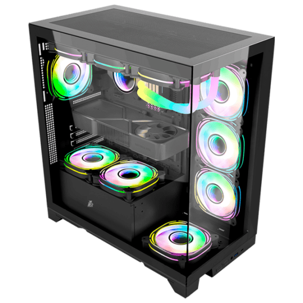 Корпус 1STPLAYER Mi8 Черный micro ATX photo 1