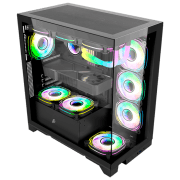 Корпус 1STPLAYER Mi8 Черный micro ATX