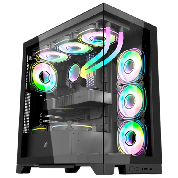Корпус 1STPLAYER Mi8 Черный micro ATX photo 2