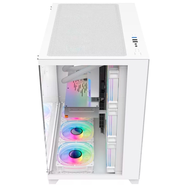 Корпус 1STPLAYER MV8-TP Белый micro ATX photo 2