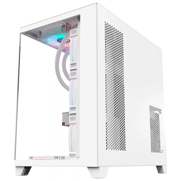 Корпус 1STPLAYER MV8-TP Белый micro ATX photo 4