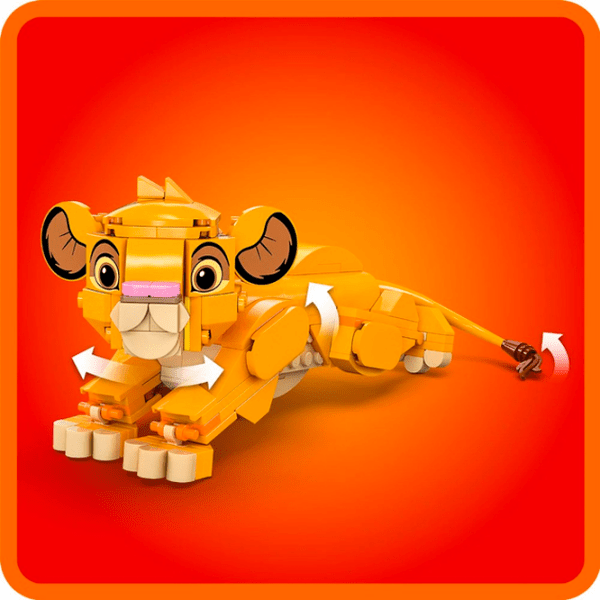 Конструктор LEGO Simba the Lion King Cub Оранжевый Количество деталей 222, 6+ photo 11