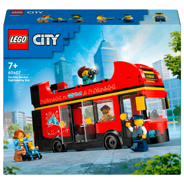 Конструктор LEGO Red Double-Decker Sightseeing Bus Разноцветный Количество деталей 384, 7+ photo 1