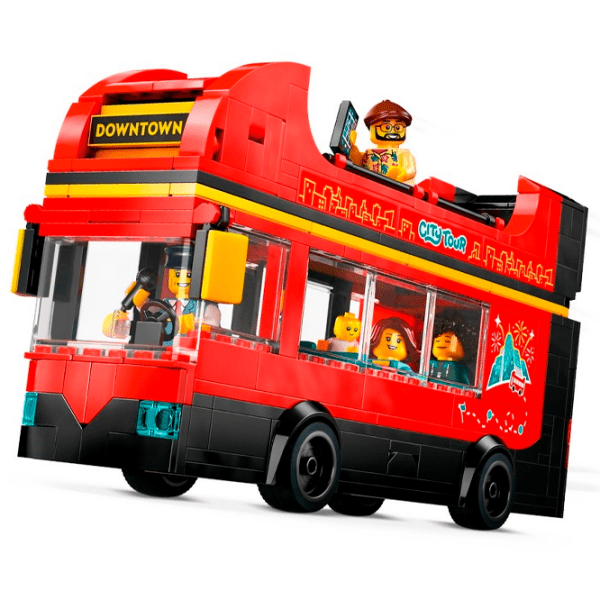 Конструктор LEGO Red Double-Decker Sightseeing Bus Разноцветный Количество деталей 384, 7+ photo 3