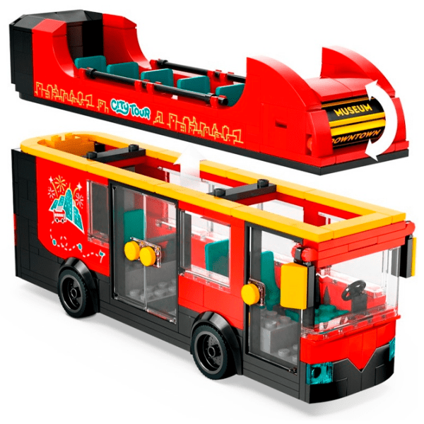 Конструктор LEGO Red Double-Decker Sightseeing Bus Разноцветный Количество деталей 384, 7+ photo 4