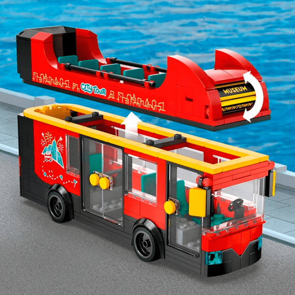 Конструктор LEGO Red Double-Decker Sightseeing Bus Разноцветный Количество деталей 384, 7+ photo 12