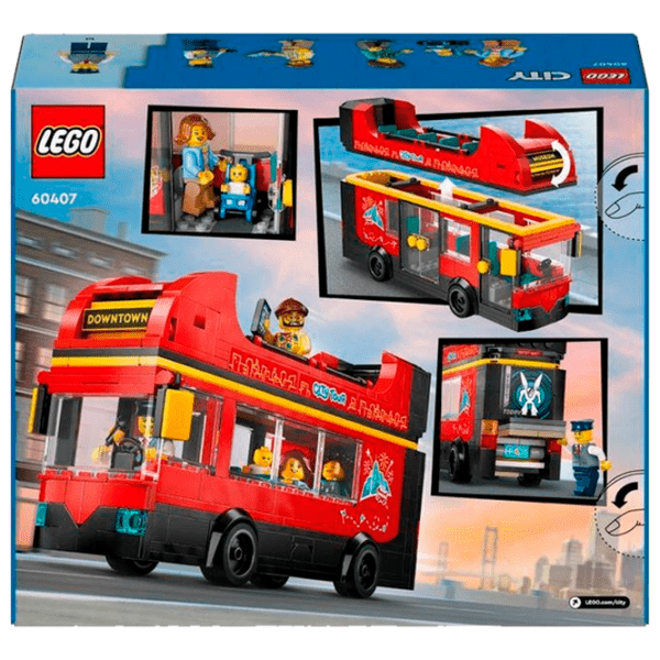 Конструктор LEGO Red Double-Decker Sightseeing Bus Разноцветный Количество деталей 384, 7+ photo 13