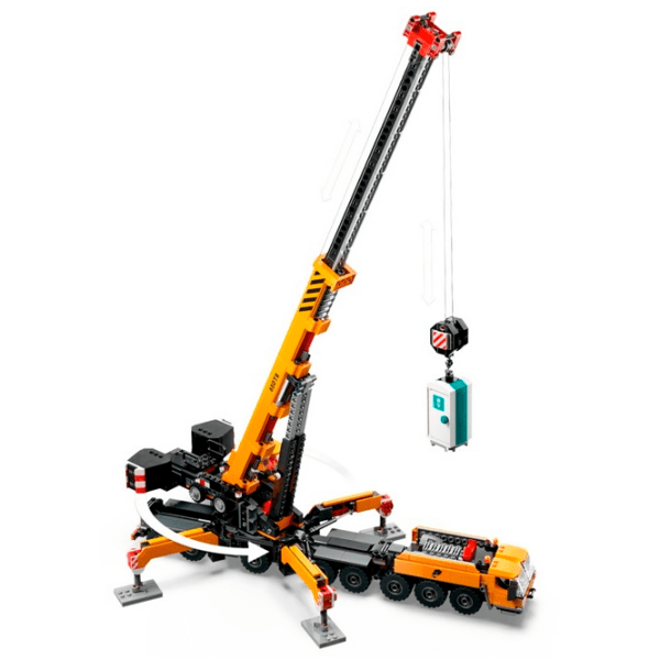 Конструктор LEGO Yellow Mobile Construction Crane Желтый Количество деталей 1116, 9+ photo 4