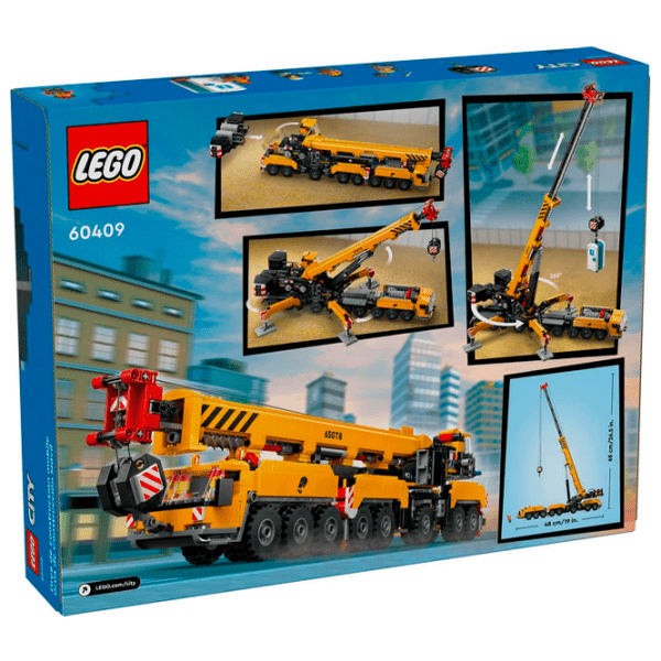 Конструктор LEGO Yellow Mobile Construction Crane Желтый Количество деталей 1116, 9+ photo 8
