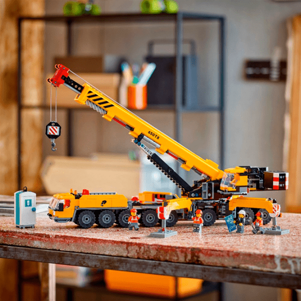 Конструктор LEGO Yellow Mobile Construction Crane Желтый Количество деталей 1116, 9+ photo 10