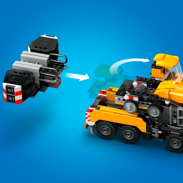 Конструктор LEGO Yellow Mobile Construction Crane Желтый Количество деталей 1116, 9+ photo 12