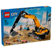 Constructor LEGO Yellow Construction Excavator Yellow Numărul de piese 633, 8+