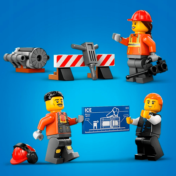 Constructor LEGO Yellow Construction Excavator Yellow Numărul de piese 633, 8+ photo 12