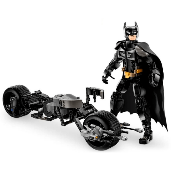 Constructor LEGO Batman Construction Figure and the Bat-Pod Bike Black Numărul de piese 713, 12+ photo 2