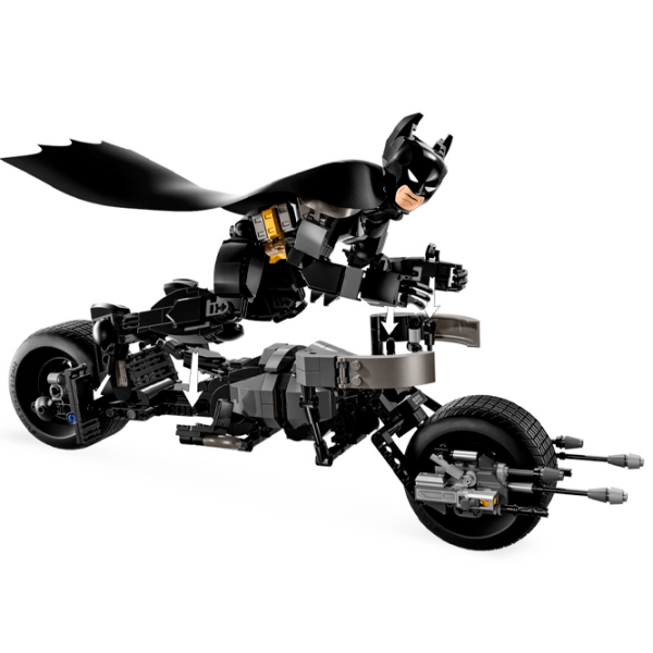 Constructor LEGO Batman Construction Figure and the Bat-Pod Bike Black Numărul de piese 713, 12+ photo 3