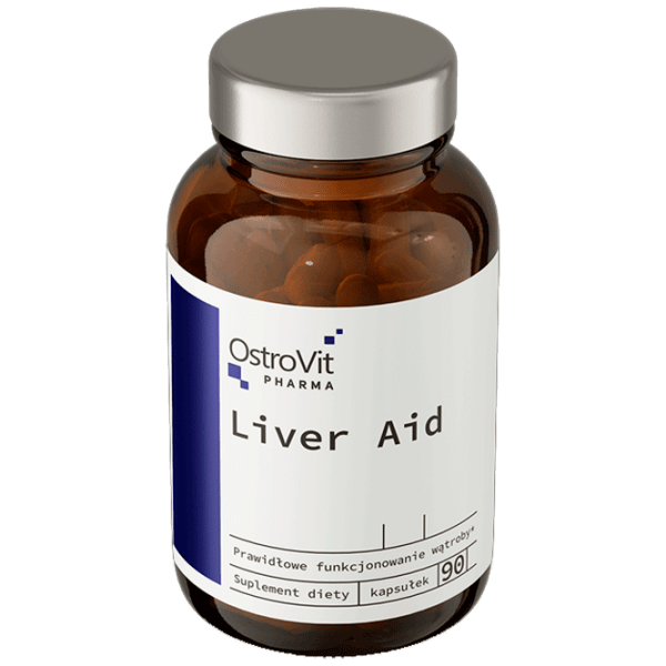 Витамины и минералы OstroVit Pharma Liver 5903246226249  90 капсул photo 2