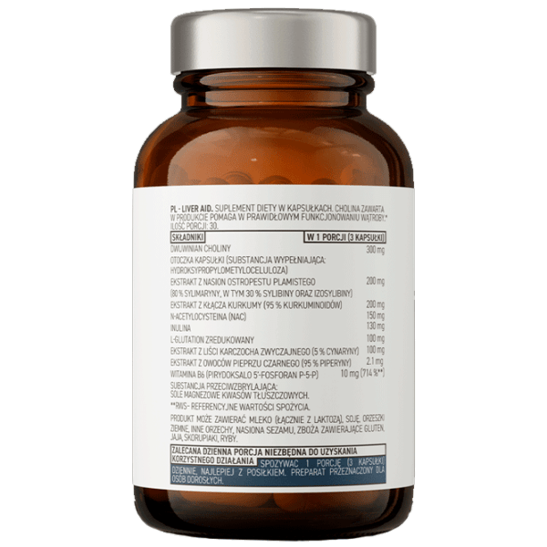 Витамины и минералы OstroVit Pharma Liver 5903246226249  90 капсул photo 3