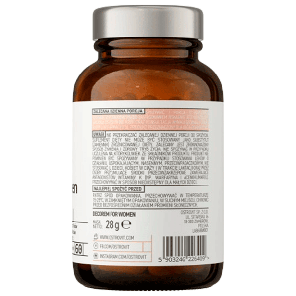 Витамины и минералы OstroVit Pharma Decorem For Women 5903246226409  60 photo 3