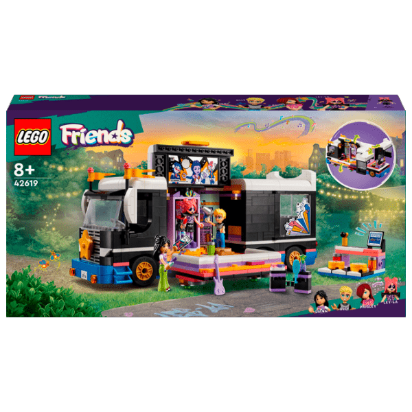 Constructor LEGO Pop Star Music Tour Bus Multicolor Numărul de piese 845, 8+ photo 1