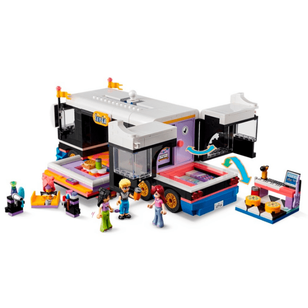 Constructor LEGO Pop Star Music Tour Bus Multicolor Numărul de piese 845, 8+ photo 3