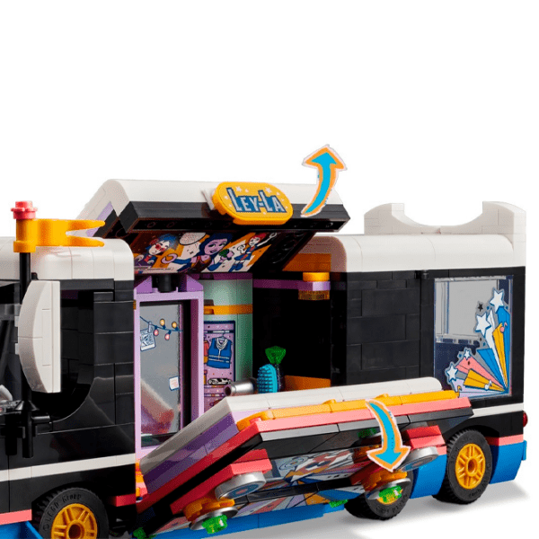 Constructor LEGO Pop Star Music Tour Bus Multicolor Numărul de piese 845, 8+ photo 4