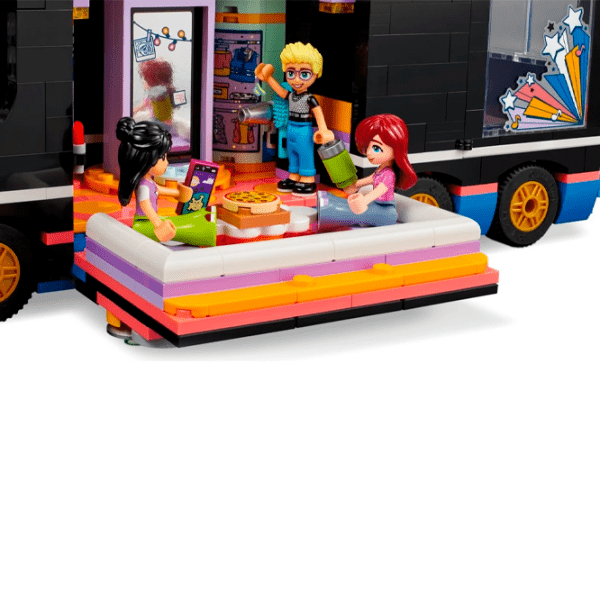 Constructor LEGO Pop Star Music Tour Bus Multicolor Numărul de piese 845, 8+ photo 7