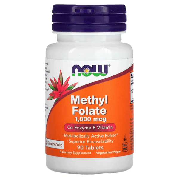 Vitamine și minerale Now Foods METHYL FOLATE 733739004918 90  photo 1