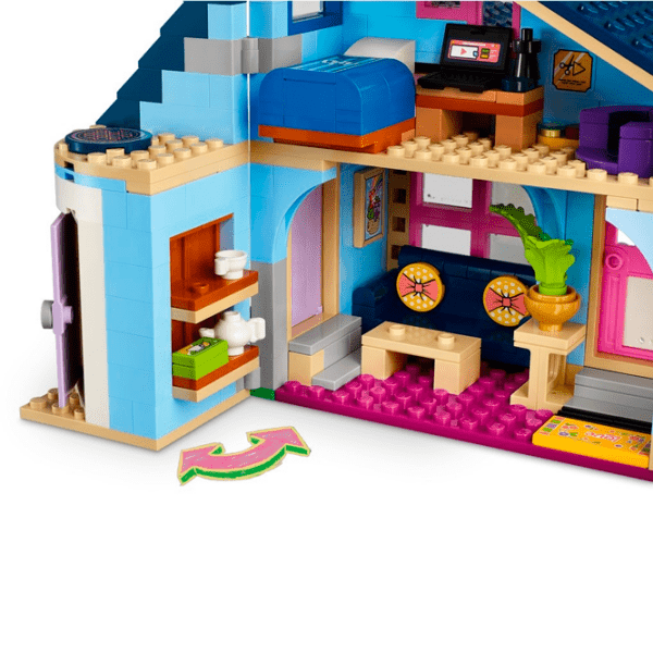 Constructor LEGO Olly and Paisley's Family Houses Multicolor Numărul de piese 1126, 7+ photo 4