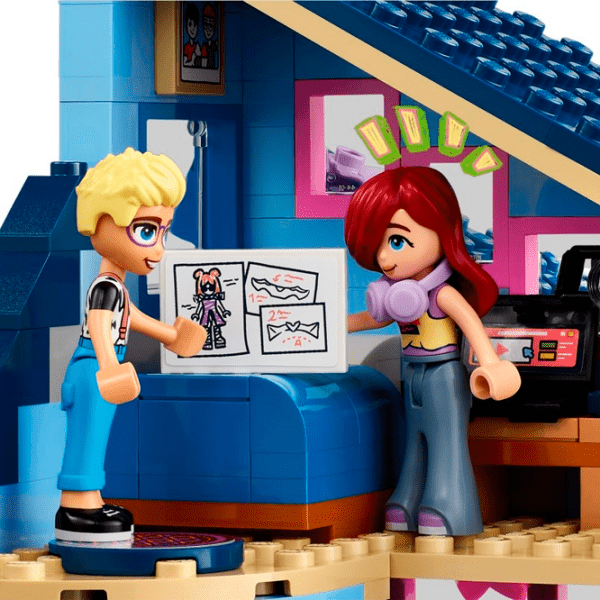 Constructor LEGO Olly and Paisley's Family Houses Multicolor Numărul de piese 1126, 7+ photo 7