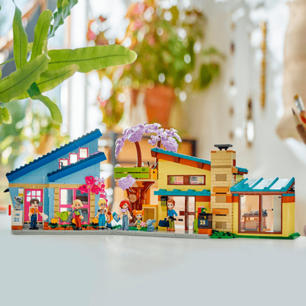 Constructor LEGO Olly and Paisley's Family Houses Multicolor Numărul de piese 1126, 7+ photo 9