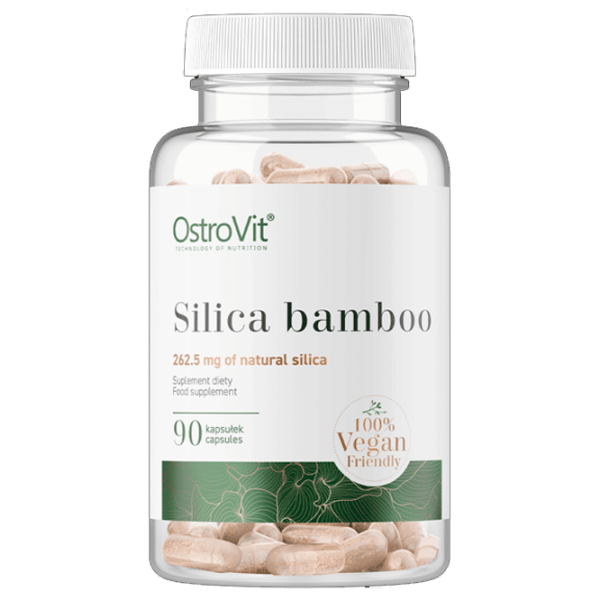 Vitamine și minerale OstroVit Silica Bamboo 5903246227581  90 capsule photo 1