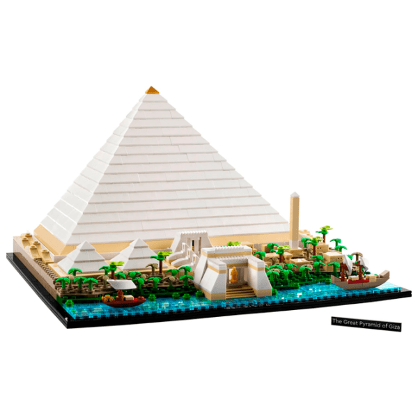 Constructor LEGO Great Pyramid Of Giza White Numărul de piese 1476, 18+ photo 2
