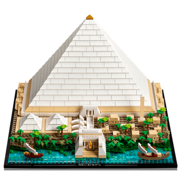 Constructor LEGO Great Pyramid Of Giza White Numărul de piese 1476, 18+ photo 3