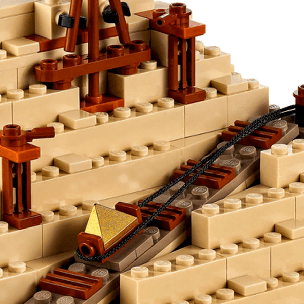 Constructor LEGO Great Pyramid Of Giza White Numărul de piese 1476, 18+ photo 6