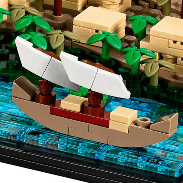 Constructor LEGO Great Pyramid Of Giza White Numărul de piese 1476, 18+ photo 7